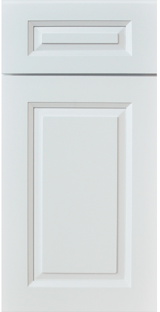 Frosty White Raise Panel Cabinetry