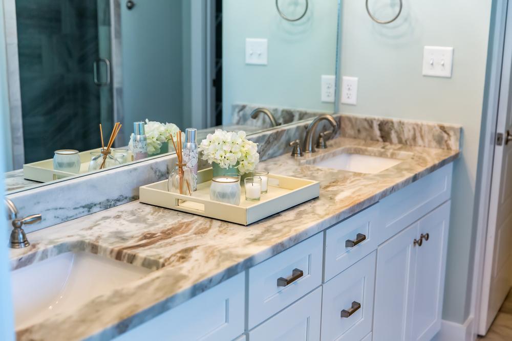 how to rough in a double sink vanity