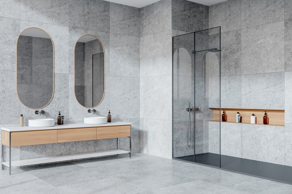 double vanity bathroom ideas showcasing sleek designs and contemporary trends for 2024.