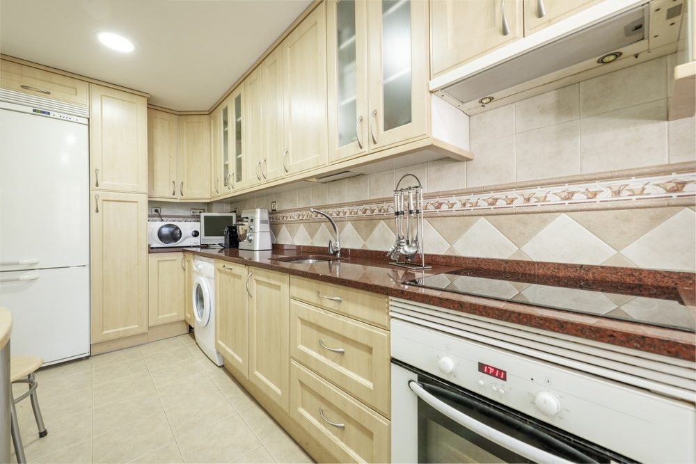 Renovated 12x12 kitchen remodeling cost details and features.