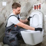 how to install a toilet