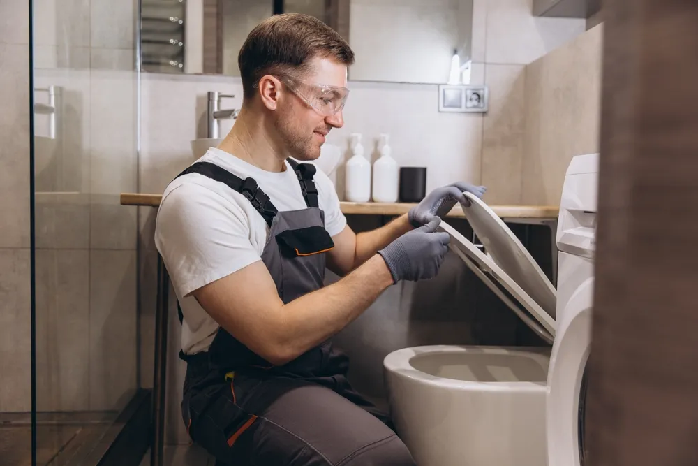 how to install a toilet
