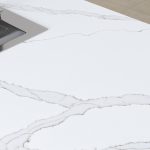 quartz countertops in a bright California kitchen remodel