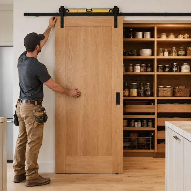 How to Install Sliding Pantry Doors