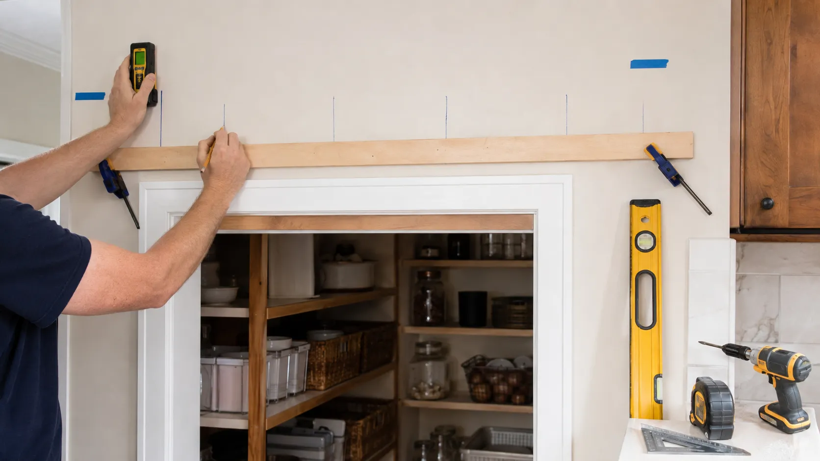 How to Install Sliding Pantry Doors