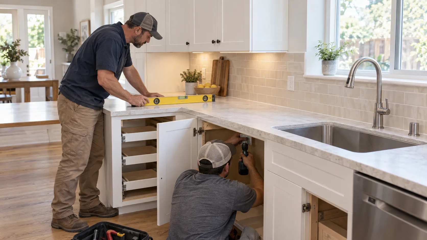 how to install laminate countertops